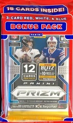 2021 Panini Prizm NFL Football Multi-Pack Cellos (15 cards)