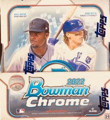 2022 Bowman Chrome MLB Baseball Hobby Box