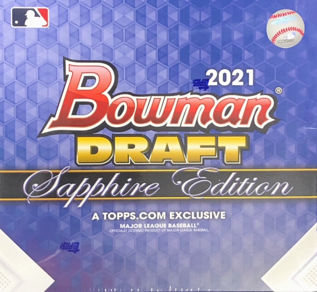 2021 Bowman Draft MLB Baseball Sapphre Edition Box