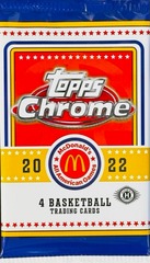2022 Topps Chrome McDonalds All American Basketball Hobby Pack