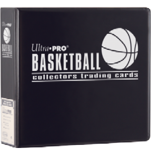 Ultra Pro Collectors Basketball 3-Ring Binder 3 D-Ring Black