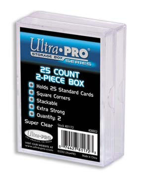 Ultra Pro Plastic 2-piece Box 25-count (2)