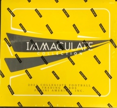 2021 Panini Immaculate Collection Collegiate Football Hobby Box