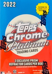 2022 Topps Chrome MLB Baseball Platinum Anniversary Edition Blaster Box