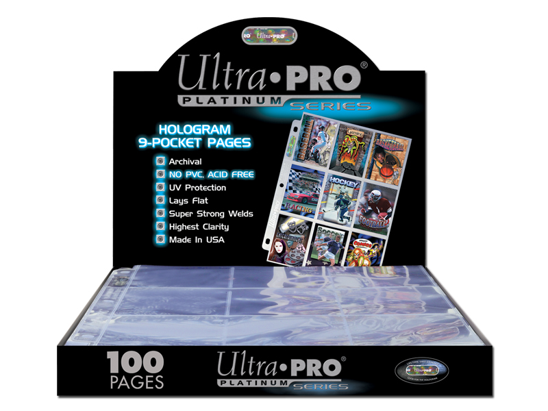 Ultra Pro 9-pocket Platinum Series 2 1/2 x 3 1/2 Pages (100ct.)