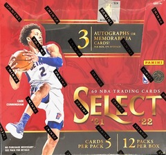 2021-22 Panini Select NBA Basketball Hobby Box