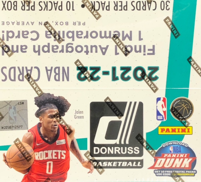 2021-22 Panini Donruss NBA Basketball Hobby Box