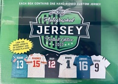 2023 Leaf Autographed Jersey Football Edition Hobby Box