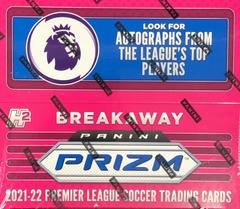 2021-22 Panini Prizm EPL Premier League Soccer Breakaway Box