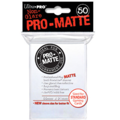 Ultra Pro - Pro Matte Standard Sleeves - White (50ct)