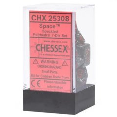 Chessex Dice - CHX25308 - Speckled Space Polyhedral 7-Die Set