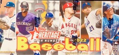 2022 Topps Heritage High Number MLB Baseball Hobby Box
