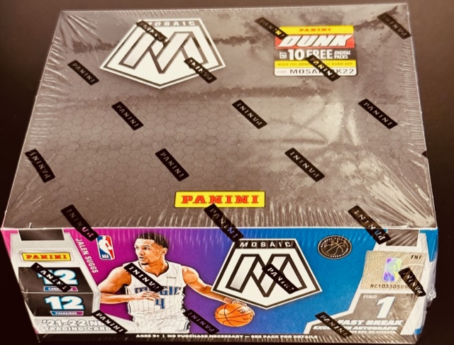 2021-22 Panini Mosaic NBA Basketball Fast Break Box