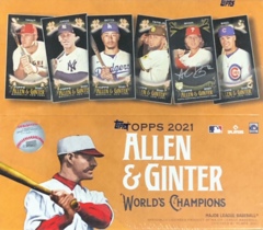 2021 Topps Allen and Ginter X MLB Baseball Hobby Box