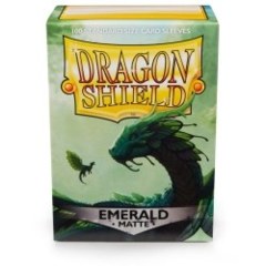 Dragon Shield Matte Emerald Sleeves 100 ct