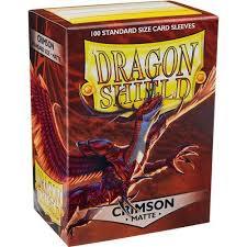 Dragon Shield Matte (Crimson) 100 Pack