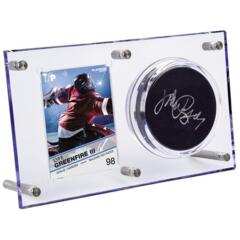 Hockey Puck & Card (120PT) Clear Flip Display Case