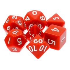 HD DICE 7 OPAQUE RED