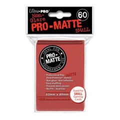 Red Matte - Ultra Pro Card Sleeves - Small Sized (60 pack)