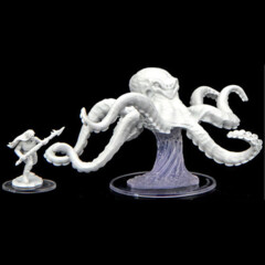 Critical Role Ashari Waverider & Octopus Unpainted Miniature