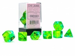 CHX 26466 Gemini Translucent Green-Teal/yellow 7-die set