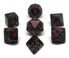 CHESSEX - POLYHEDRAL 7-DICE SET - SPECKLED SPACE - CHX25308