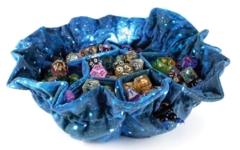 VELVET DICE BAG WITH POCKETS - GALAXY