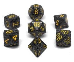POLYHEDRAL 7-DICE SET - SPECKLED - URBAN CAMO