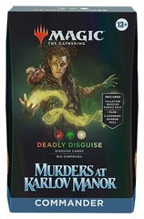 MTG - MURDERS AT KARLOV MANOR - COMMANDER DECK - DEADLY DISGUISE (ENGLISH)