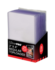 ULTRA PRO - TOPLOADER - REGULAR AND SLEEVES COMBO - 25CT