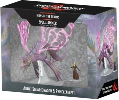 D&D - ICONS OF THE REALMS - SPELLJAMMER ADVENTURES IN SPACE - ADULT SOLAR DRAGON & PRINCE XELETH