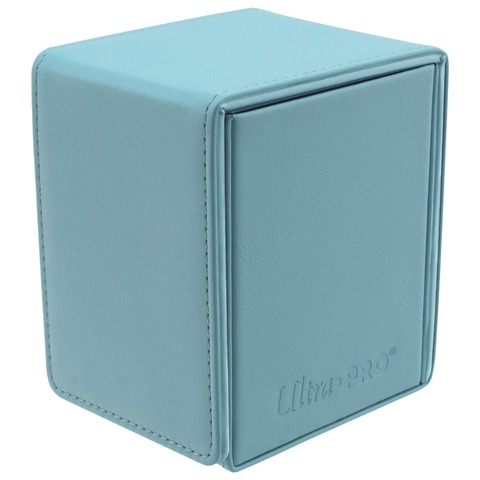 ULTRA PRO - DECK BOX - VIVID ALCOVE FLIP (TOP-LOAD) - LIGHT BLUE