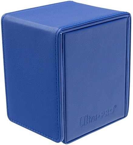 ULTRA PRO - DECK BOX - VIVID ALCOVE FLIP (TOP-LOAD) - BLUE