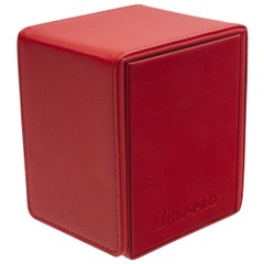 ULTRA PRO - DECK BOX - VIVID ALCOVE FLIP (TOP-LOAD) - RED
