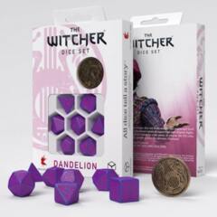 THE WITCHER  -  DICE SET  -  DANDELION, CONQUEROS OF HEARTS