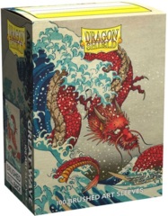 DRAGON SHIELD - STANDARD SIZE SLEEVES - GREAT WAVE (100)