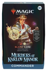 MTG - MURDERS AT KARLOV MANOR - COMMANDER DECK - BLAME GAME (ENGLISH)