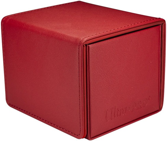 ULTRA PRO - DECK BOX - VIVID ALCOVE EDGE (SIDE-LOAD) - RED