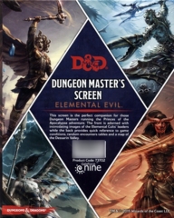 DUNGEONS & DRAGONS 5  -  DUNGEON MASTERS SCREEN - ELEMENTAL EVIL