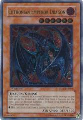 Chthonian Emperor Dragon - TAEV-EN019 - Ultimate Rare - 1st Edition