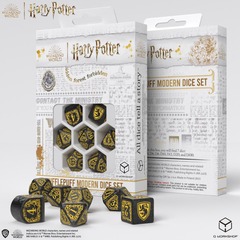 Harry Potter Modern Dice Set - Hufflepuff Black