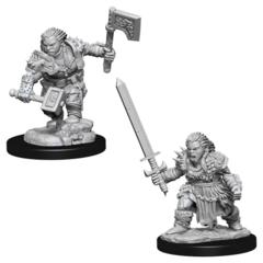 Pathfinder Battles Unpainted Minis - Female Dwarf Barbarian