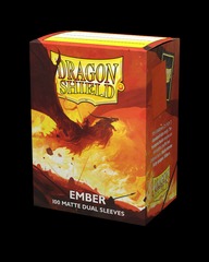 Dragon Shield - Matte Dual Sleeves (100) : Ember