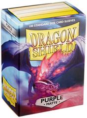 Dragon Shield Sleeves: Matte Purple (Box of 100)