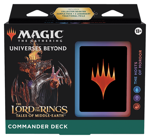 The Lord of the Rings: Tales of Middle-Earth Commander Deck - The Hosts of Mordor (PREORDER JUNE 16)