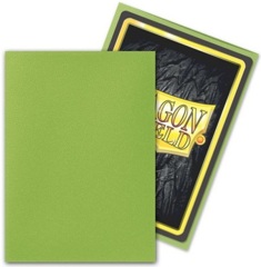 Dragon Shield Sleeves: Matte Lime (Box Of 100)