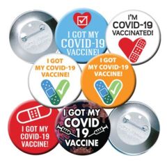 Covid Vaccination Buttons
