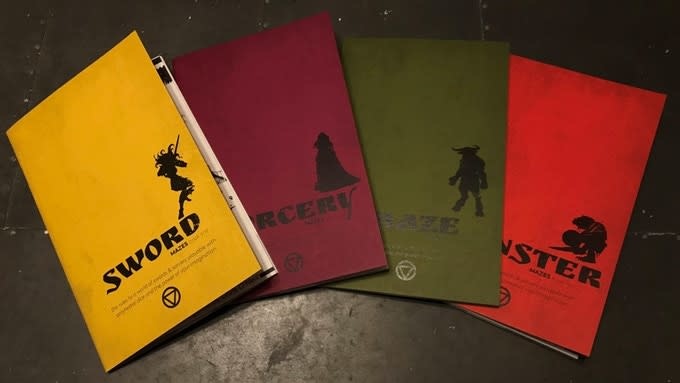Mazes RPG - 4 Books Included