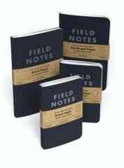 Field Notes - Pitch Black Large Dot-Graph Pack of 2
