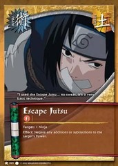 Escape Jutsu - J-020 - Common - Unlimited Edition (grey border)